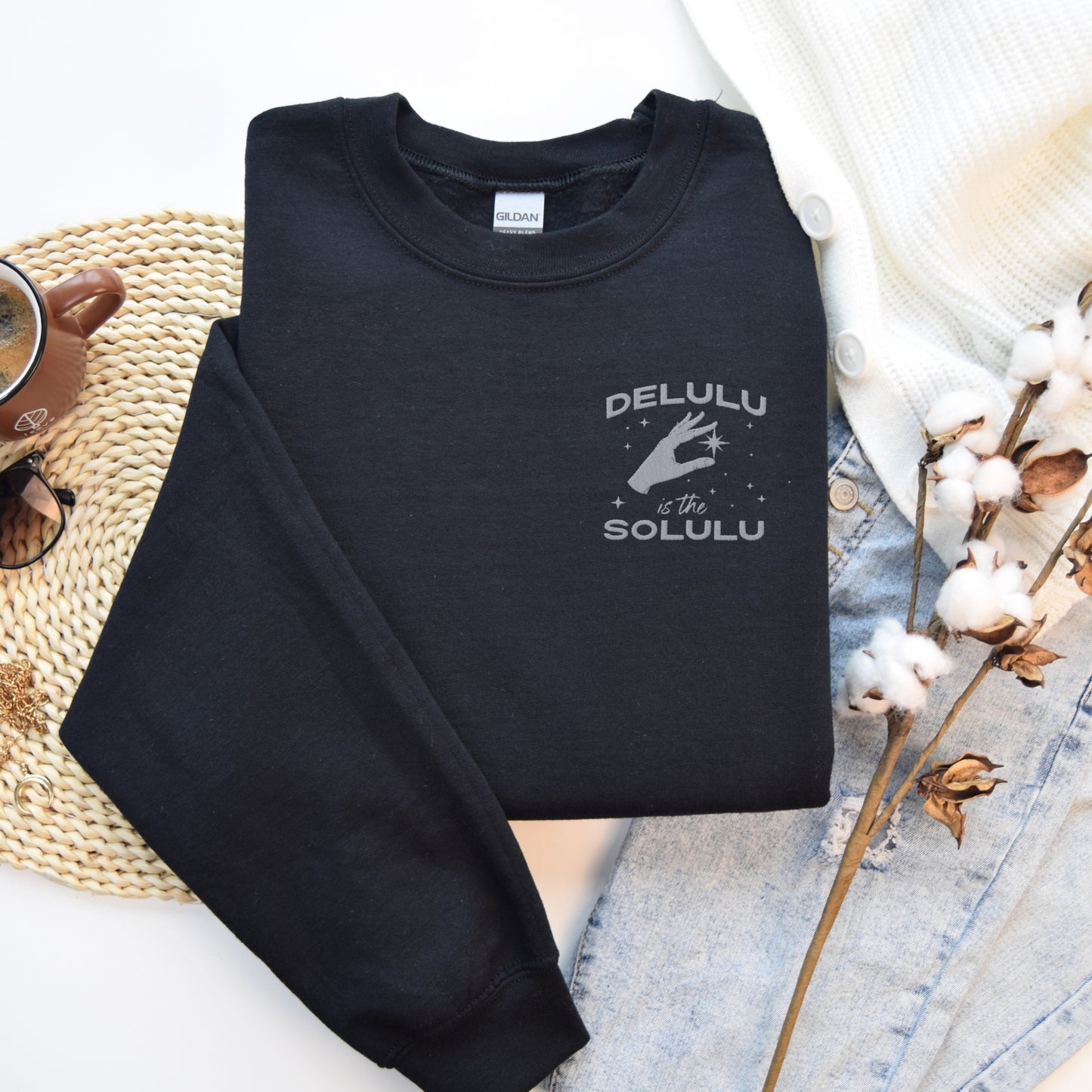 Delulu is the Solulu Graphic Sweatshirt 🌟