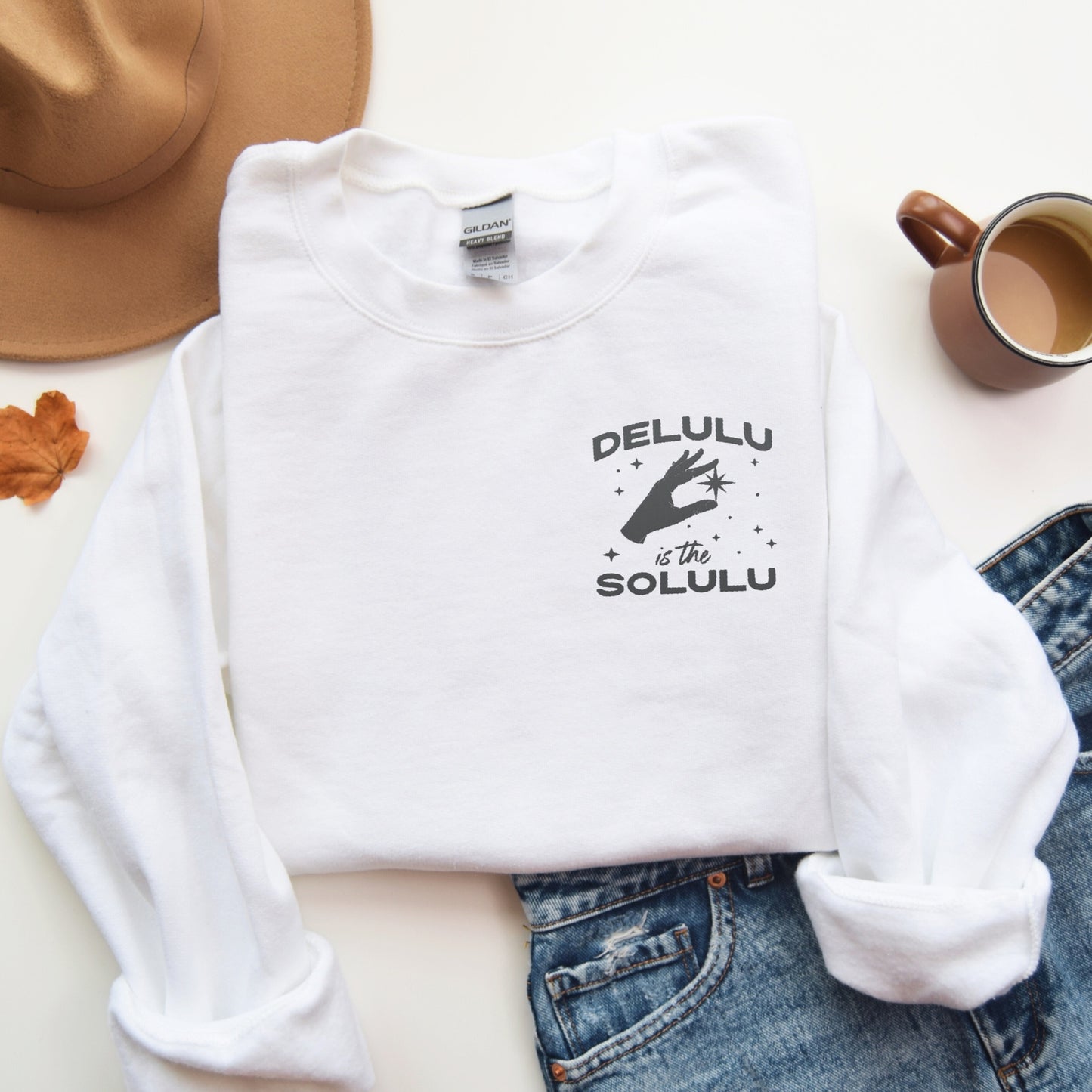 Delulu is the Solulu Graphic Sweatshirt 🌟