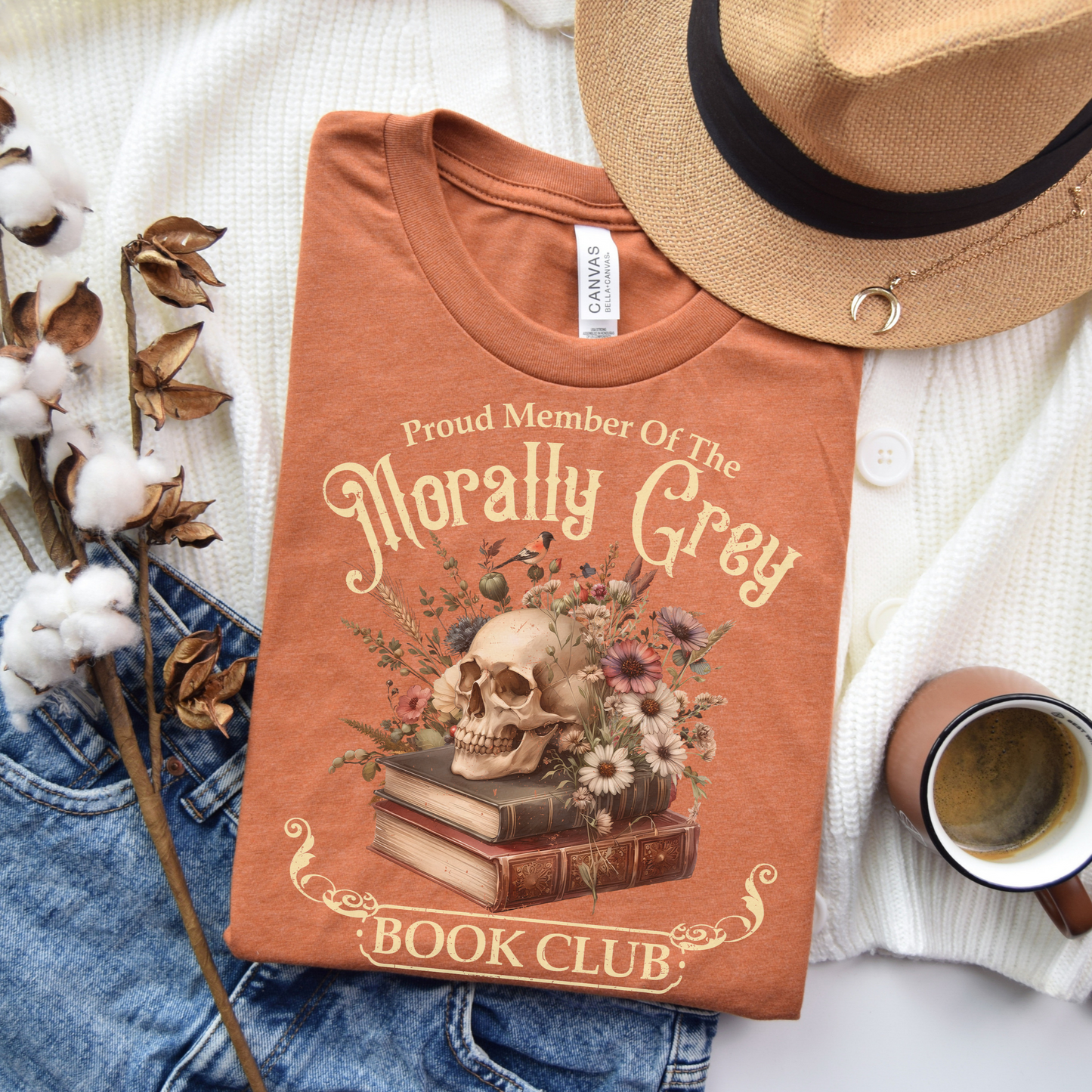 Morally Grey Book Club Tee