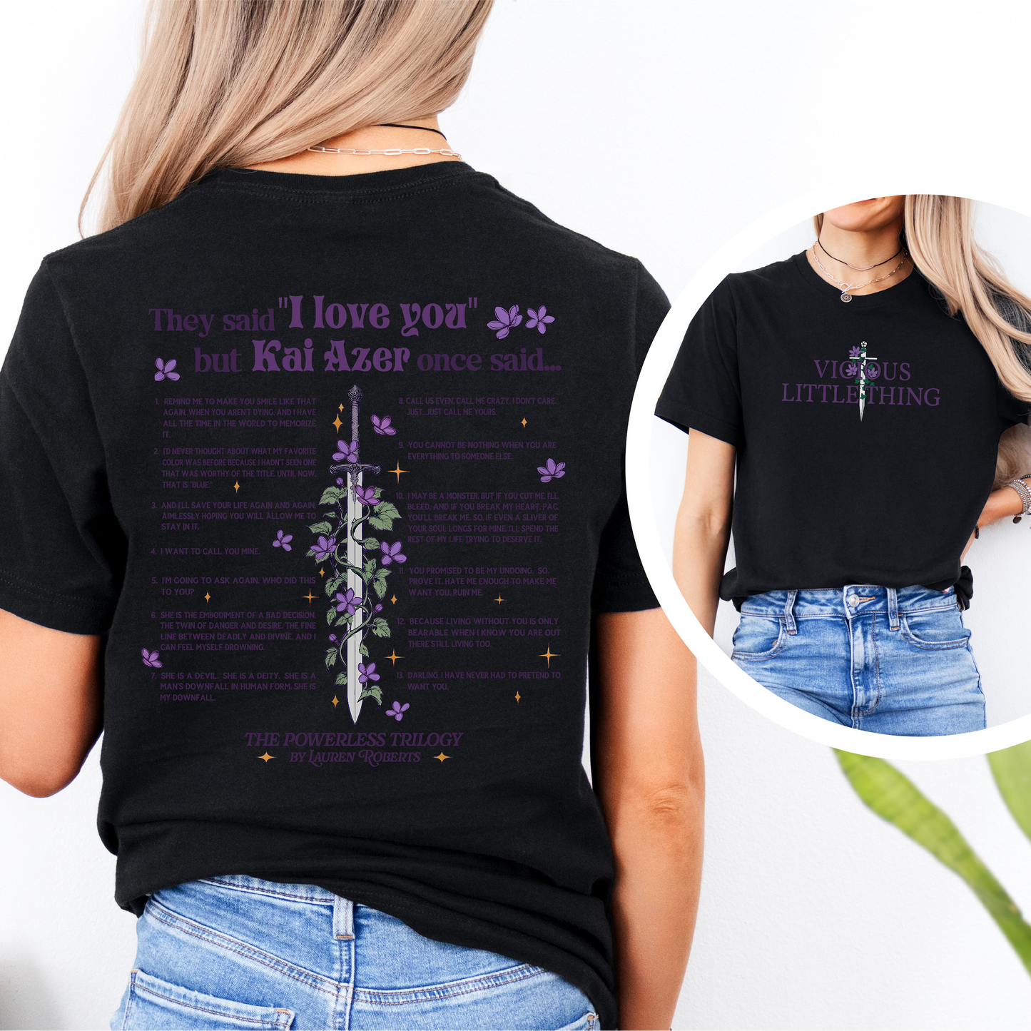 Vicious Little Thing Quote Tee