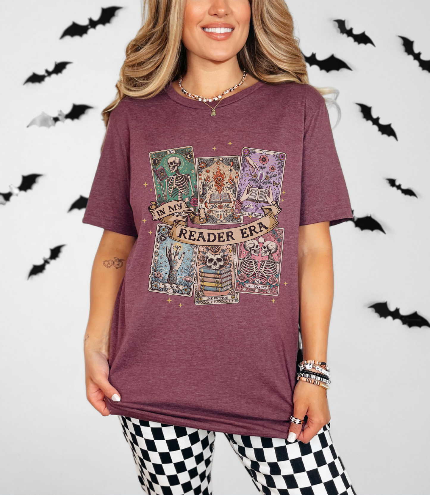 Halloween Tarot Book Club Tee