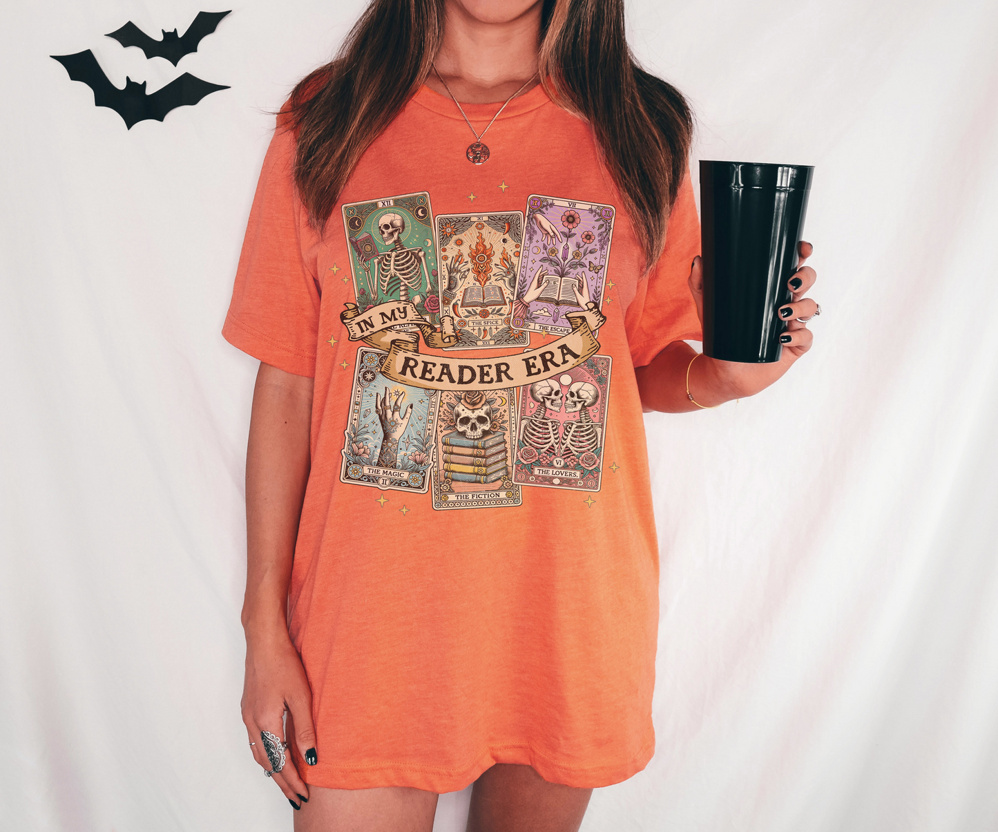 Halloween Tarot Book Club Tee