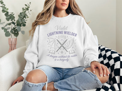 Violet Lightning Wielder Sweatshirt