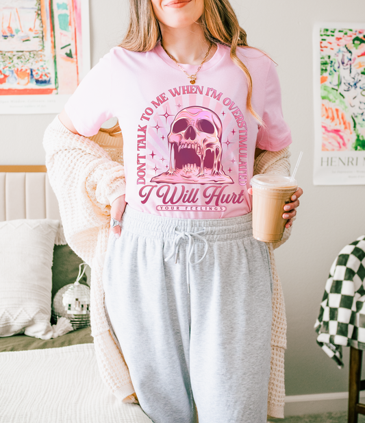 Overstimulated & Unbothered Tee
