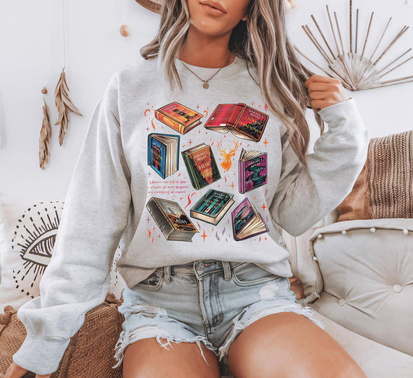 Sarah J. Maas Book Series Sweatshirt