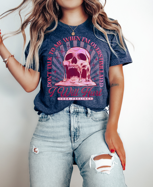 Overstimulated & Unbothered Tee