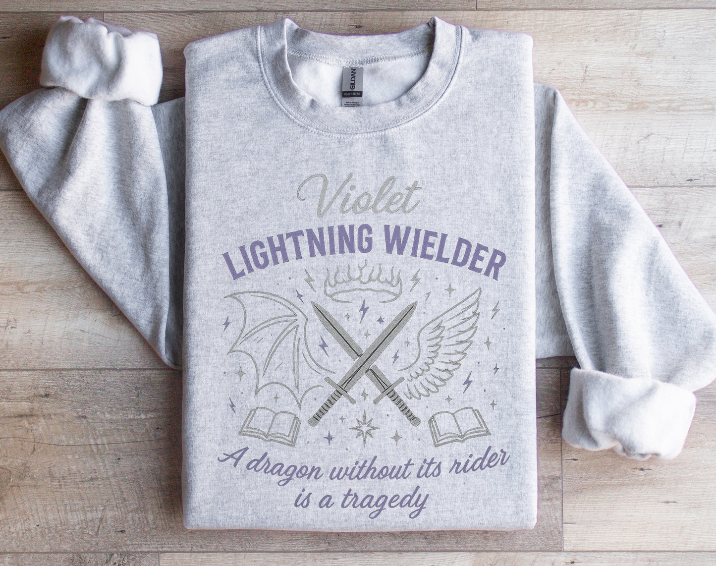 Violet Lightning Wielder Sweatshirt