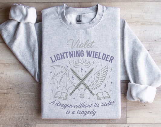 Violet Lightning Wielder Sweatshirt