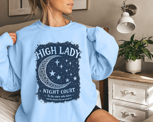 High Lady Crescent Moon Sweatshirt