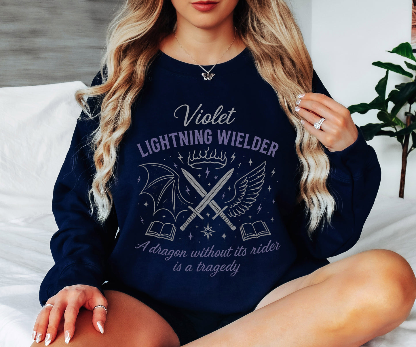 Violet Lightning Wielder Sweatshirt