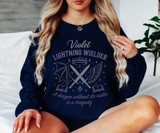 Violet Lightning Wielder Sweatshirt