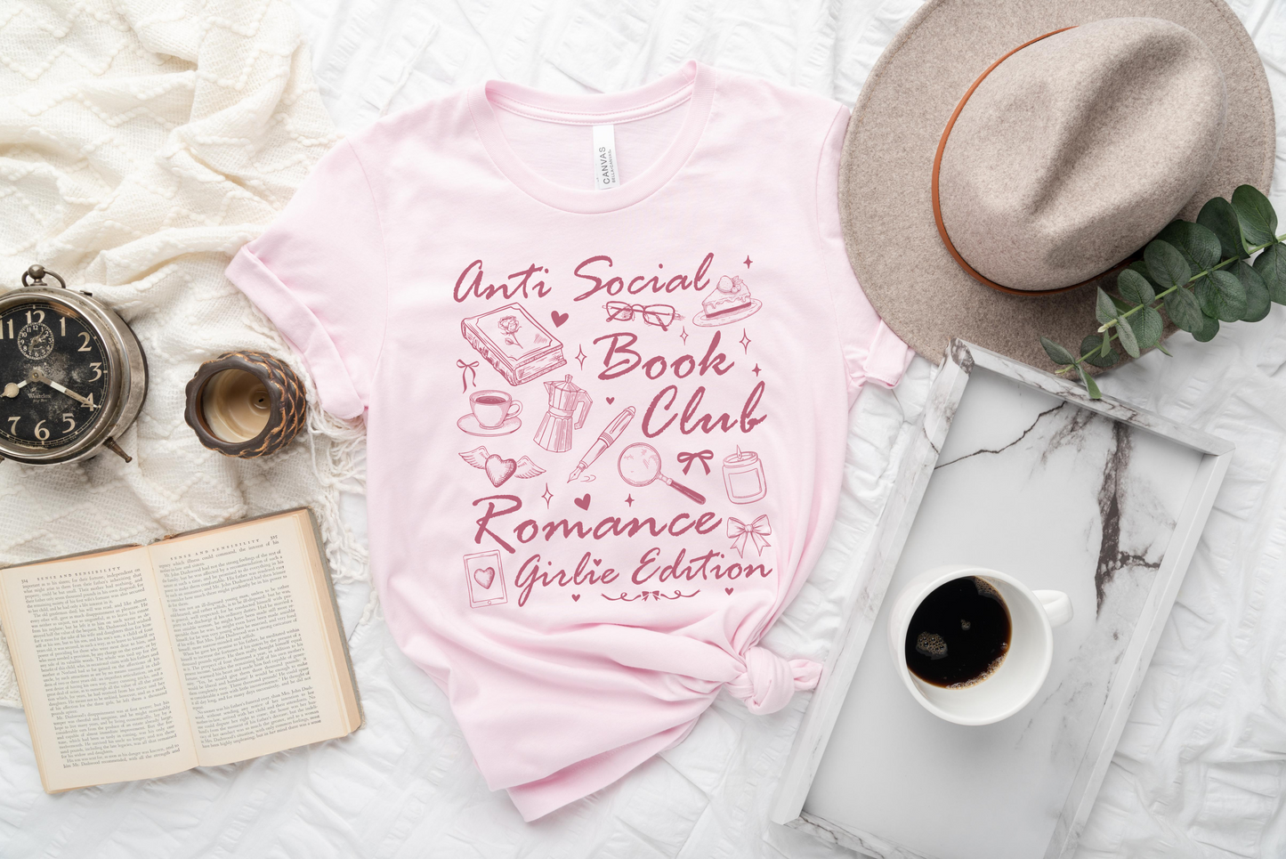 Anti-Social Book Club Tee