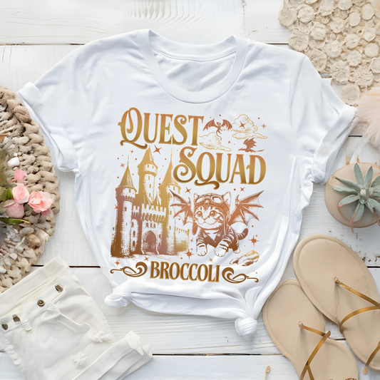 Quest Squad Cat Tee