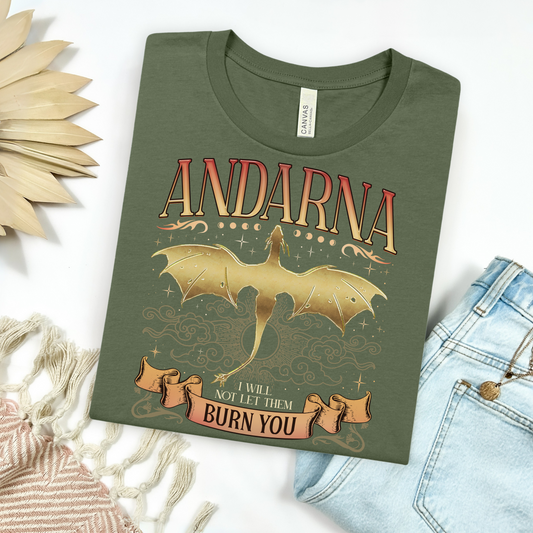 Golden Andarna Dragon Tee