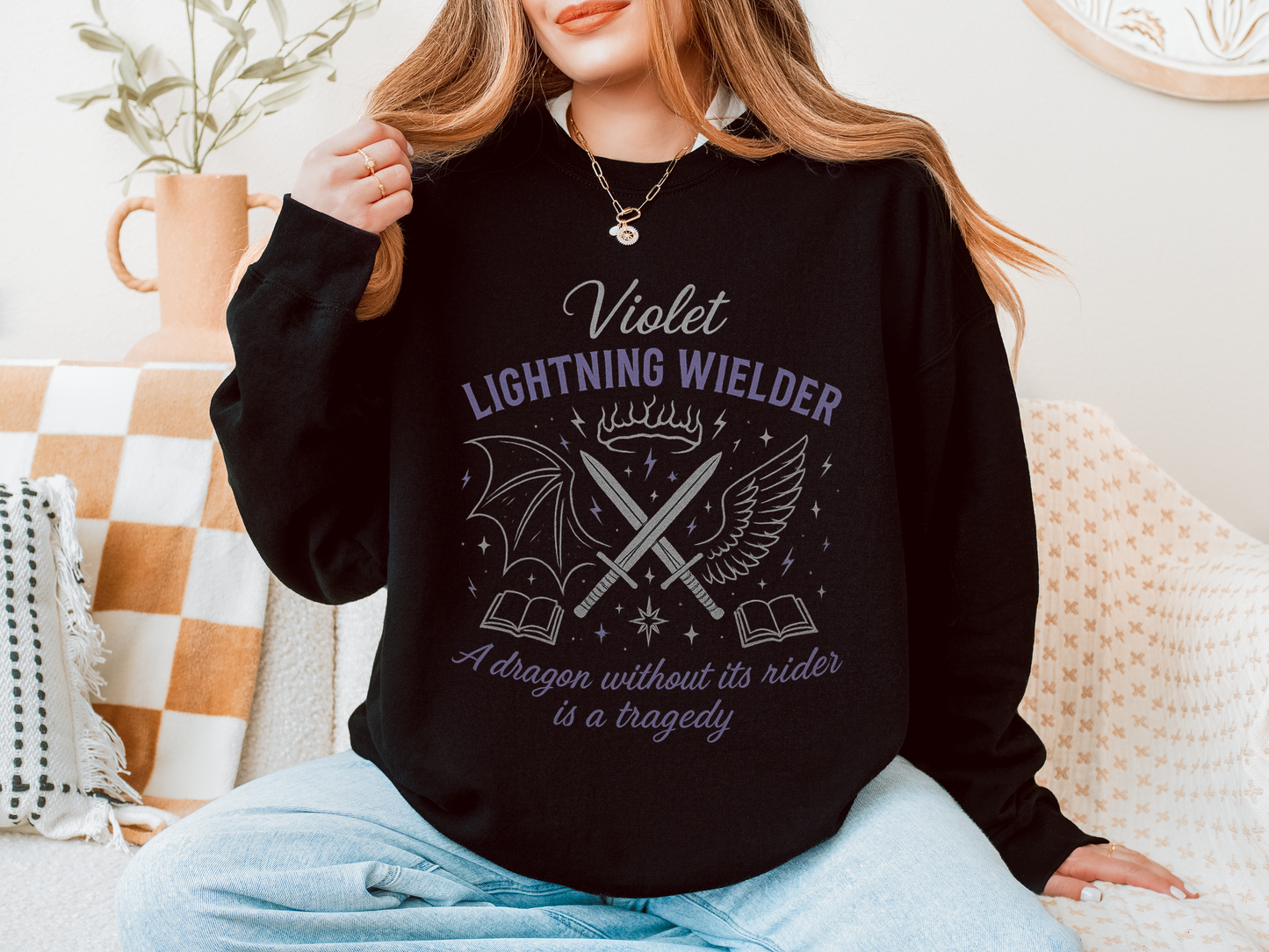 Violet Lightning Wielder Sweatshirt