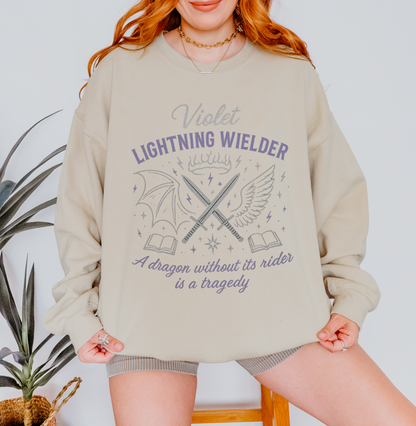 Violet Lightning Wielder Sweatshirt