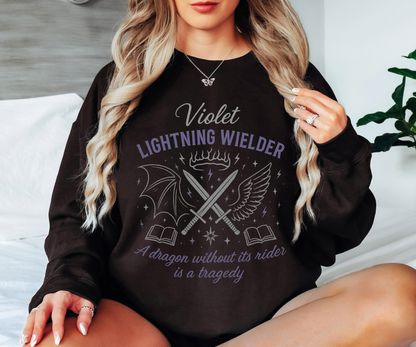 Violet Lightning Wielder Sweatshirt