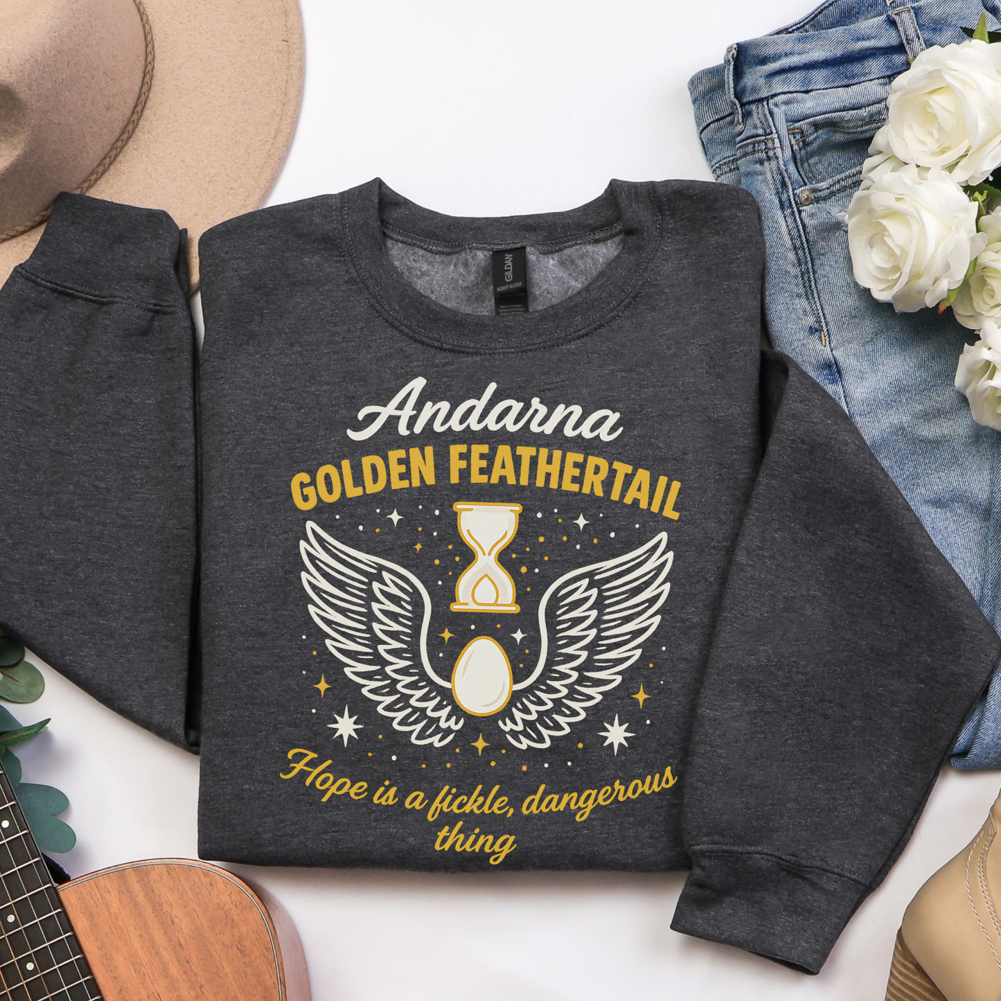 Andarna Golden Feathertail Sweatshirt
