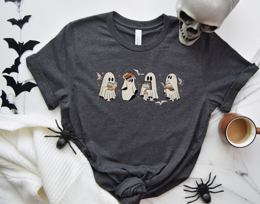Fourth Wing Ghost Book Tee