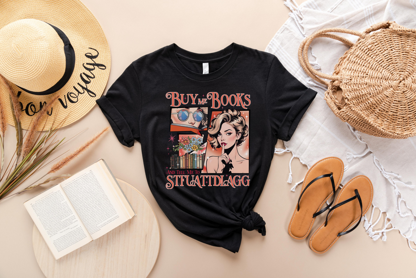 Buy Me Books & Shut Me Up Tee