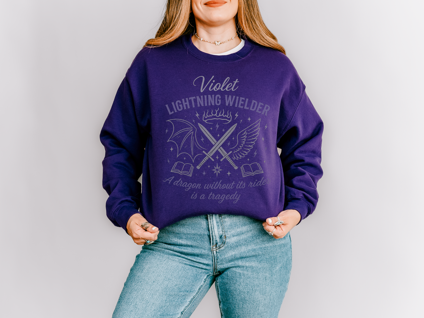 Violet Lightning Wielder Sweatshirt