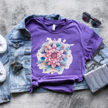 Mandala Lotus Flower Graphic T-Shirt 🌸✨