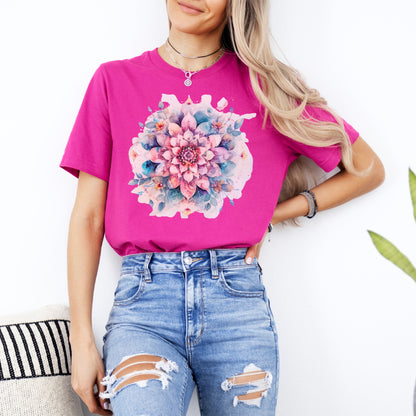 Mandala Lotus Flower Graphic T-Shirt 🌸✨