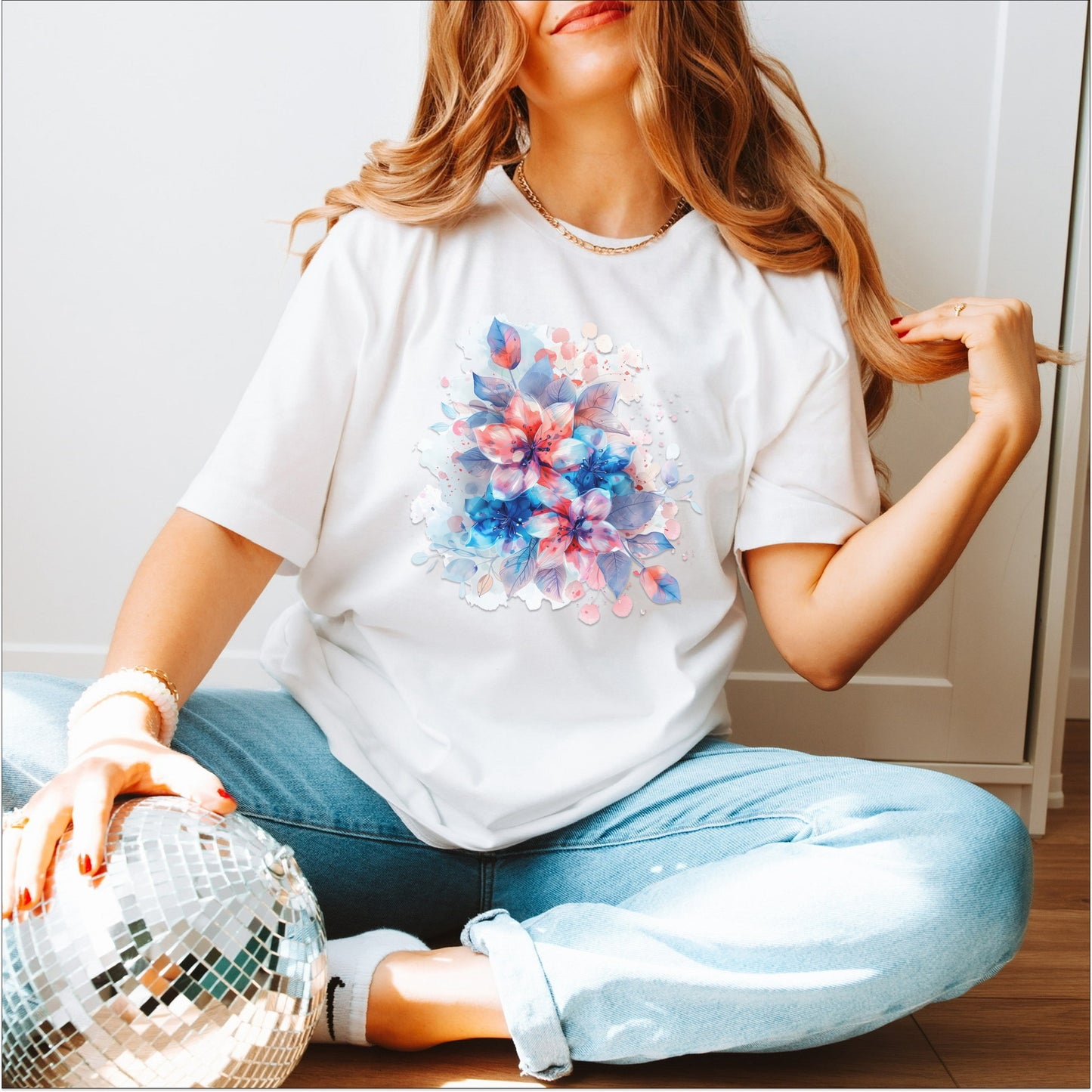 Mandala Lotus Floral Graphic T-Shirt 🌺✨