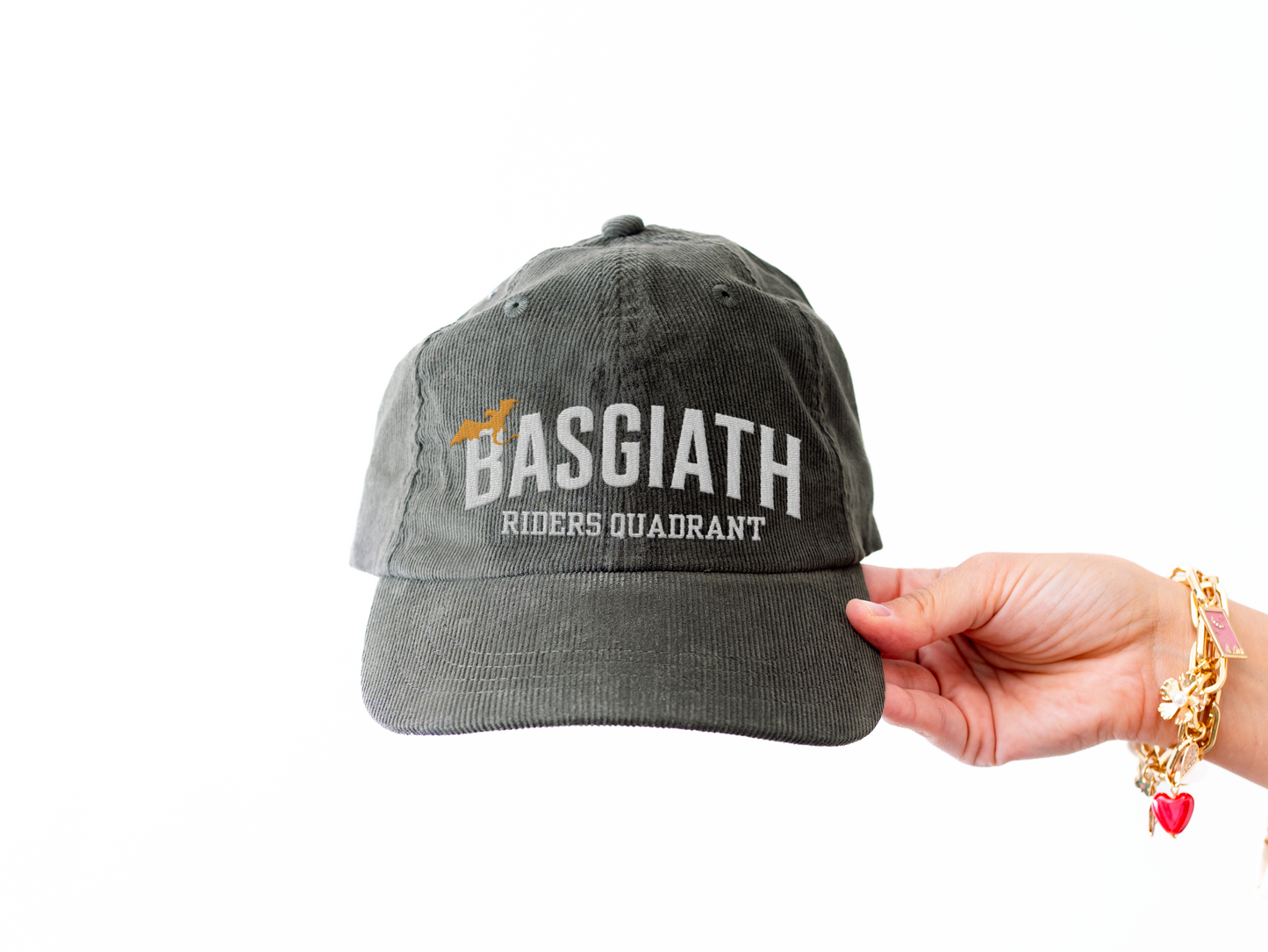 Basgiath Riders Quadrant Hat - Vintage Corduroy Cap