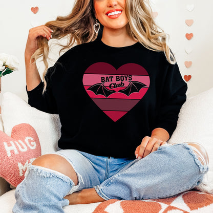 💘 Bat Boys Club Valentine's Sweatshirt - ACOTAR Inspired 🦇