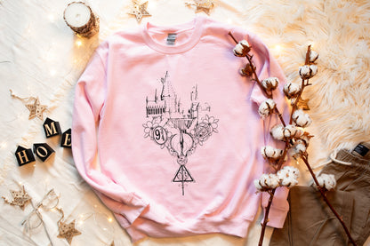 ✨ Harry Potter-Inspired "Magical World" Sweatshirt