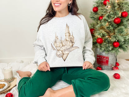 🧙‍♂️ Magical World Wizard Castle Sweatshirt 🏰✨