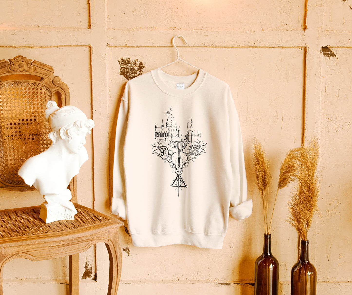 ✨ Harry Potter-Inspired "Magical World" Sweatshirt