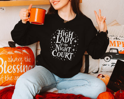 🌙 High Lady of the Night Court Sweatshirt