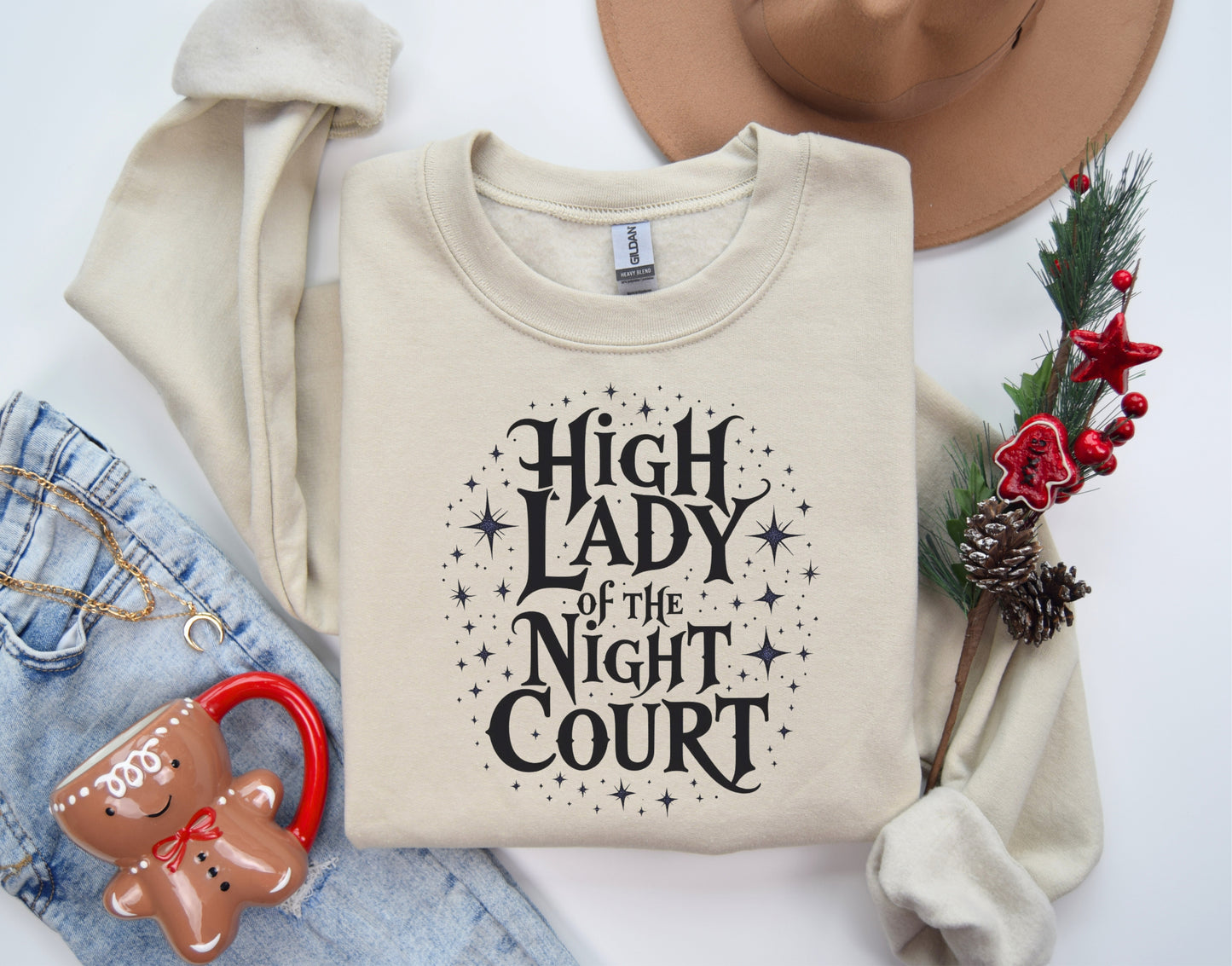 🌙 High Lady of the Night Court Sweatshirt