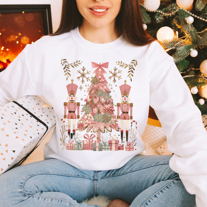 Nutcracker Ballet Pink Christmas Sweatshirt 🎄💖