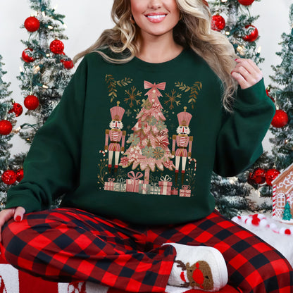 Nutcracker Ballet Pink Christmas Sweatshirt 🎄💖