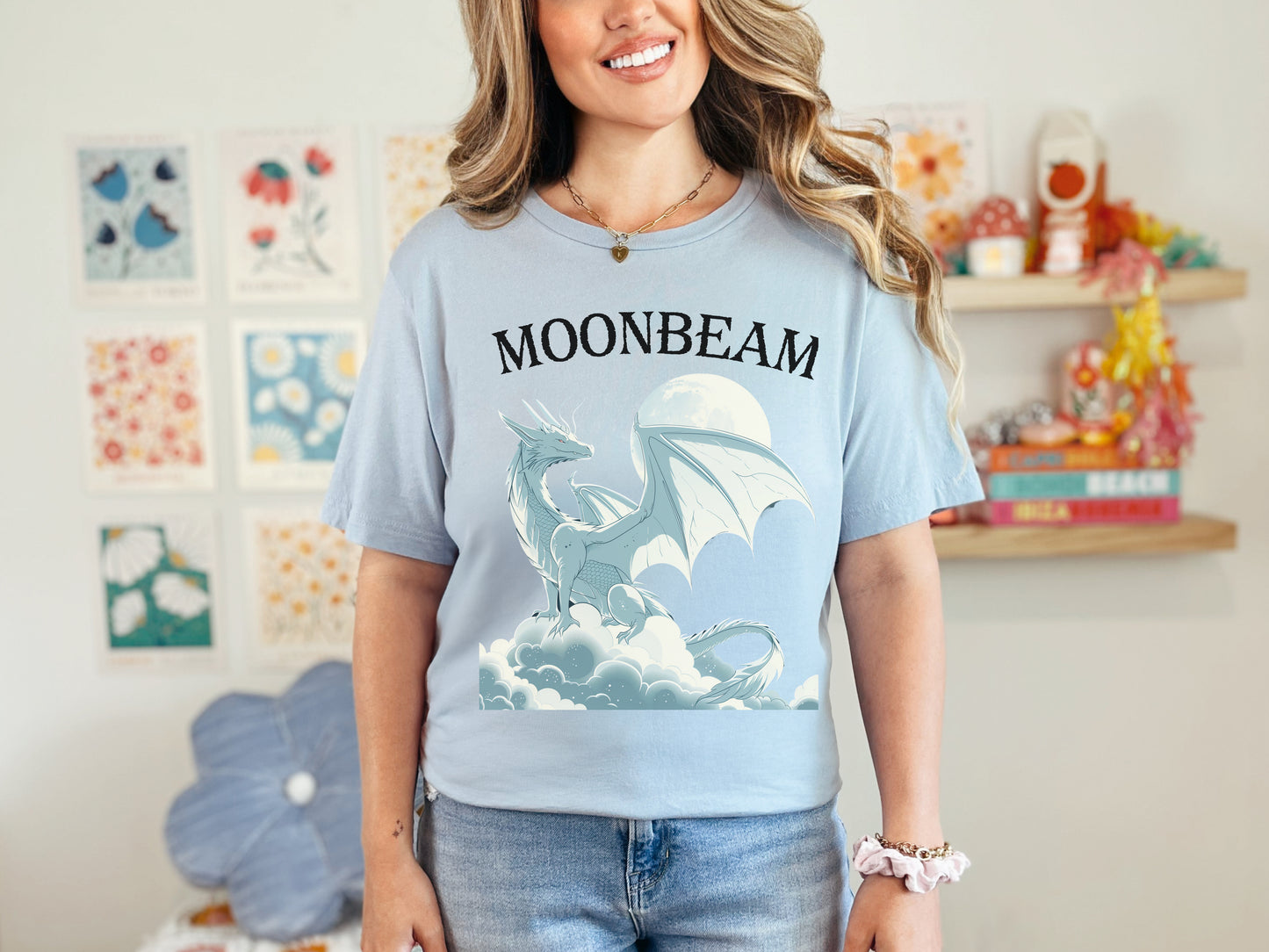 🌙 Moonbeam T-Shirt – Embrace the Magic of "When the Moon Hatched"