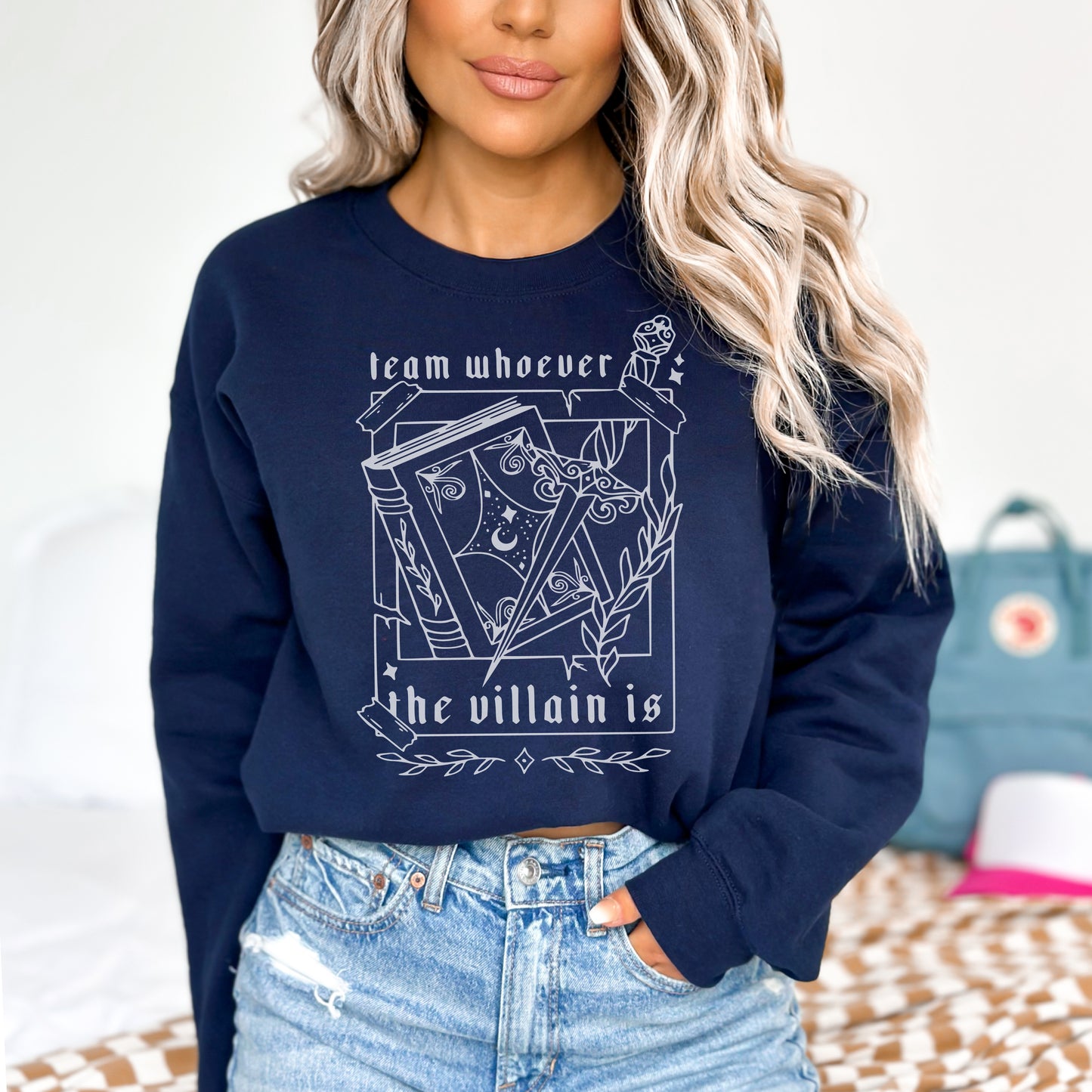 🖤 Team Villain - Book Lover's Sweatshirt 🖤