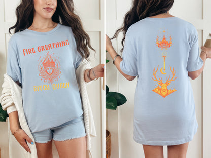 🔥 Fire Breathing Bitch Queen T-Shirt - Throne of Glass Inspired Apparel 🔥