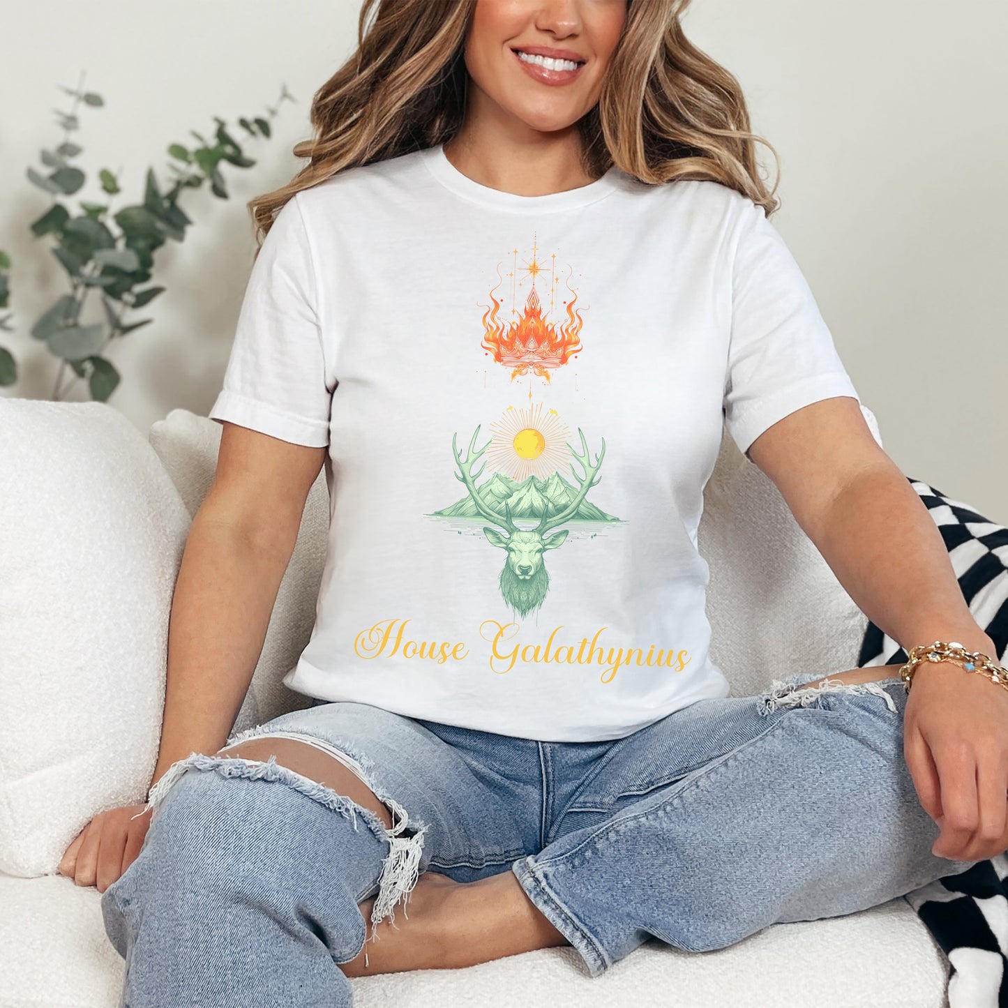 🔥 House Galathynius Tee - Throne of Glass Inspired Design 🔥