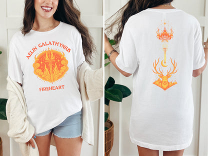 🔥 Aelin Galathynius Fireheart T-Shirt - Throne of Glass Inspired Apparel 🔥