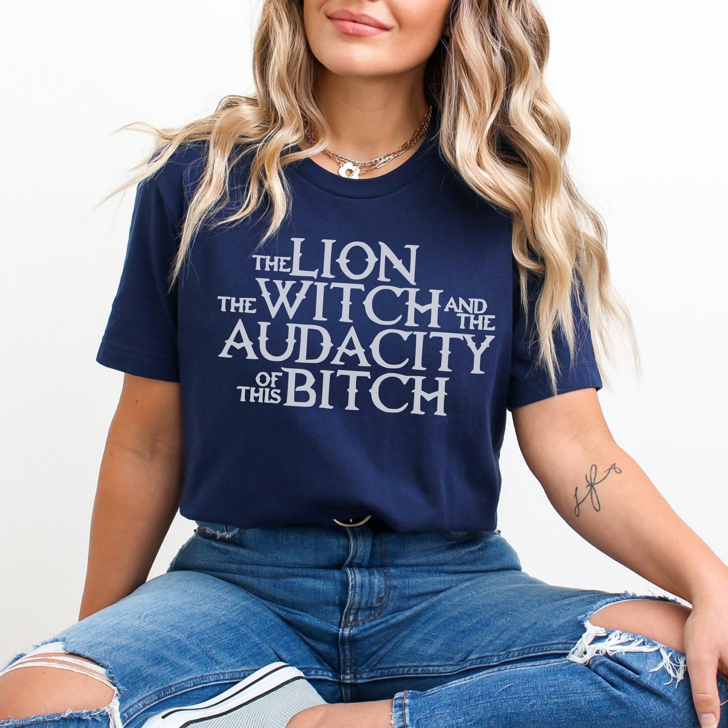 🦁 The Lion, The Witch, and The Audacity - Sarcastic Tee 🦁