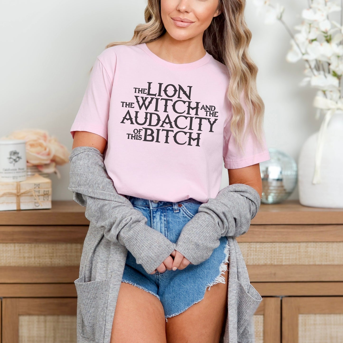 🦁 The Lion, The Witch, and The Audacity - Sarcastic Tee 🦁