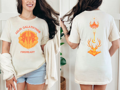 🔥 Aelin Galathynius Fireheart T-Shirt - Throne of Glass Inspired Apparel 🔥