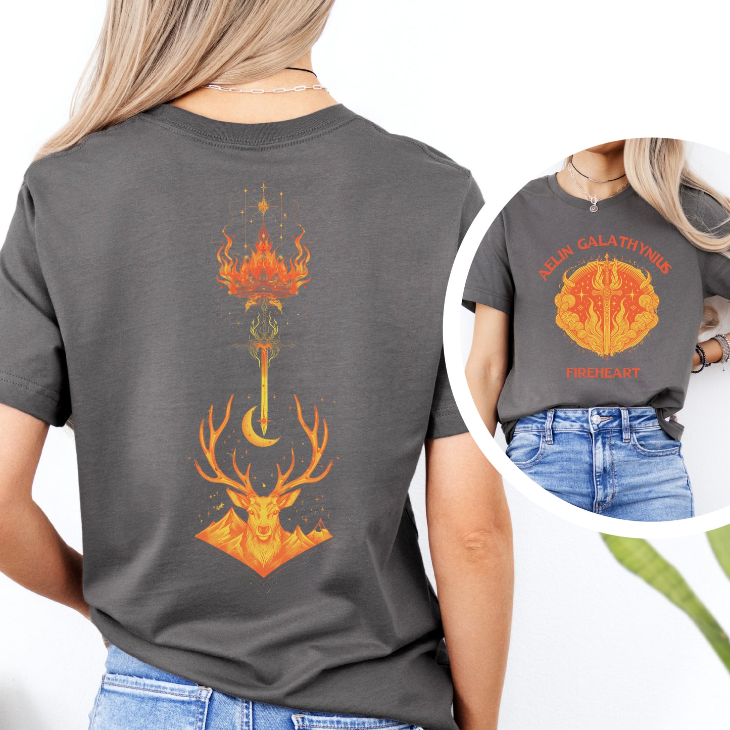 🔥 Aelin Galathynius Fireheart T-Shirt - Throne of Glass Inspired Apparel 🔥