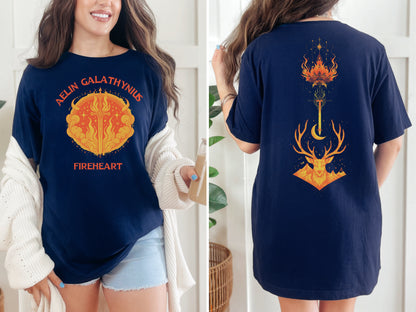 🔥 Aelin Galathynius Fireheart T-Shirt - Throne of Glass Inspired Apparel 🔥