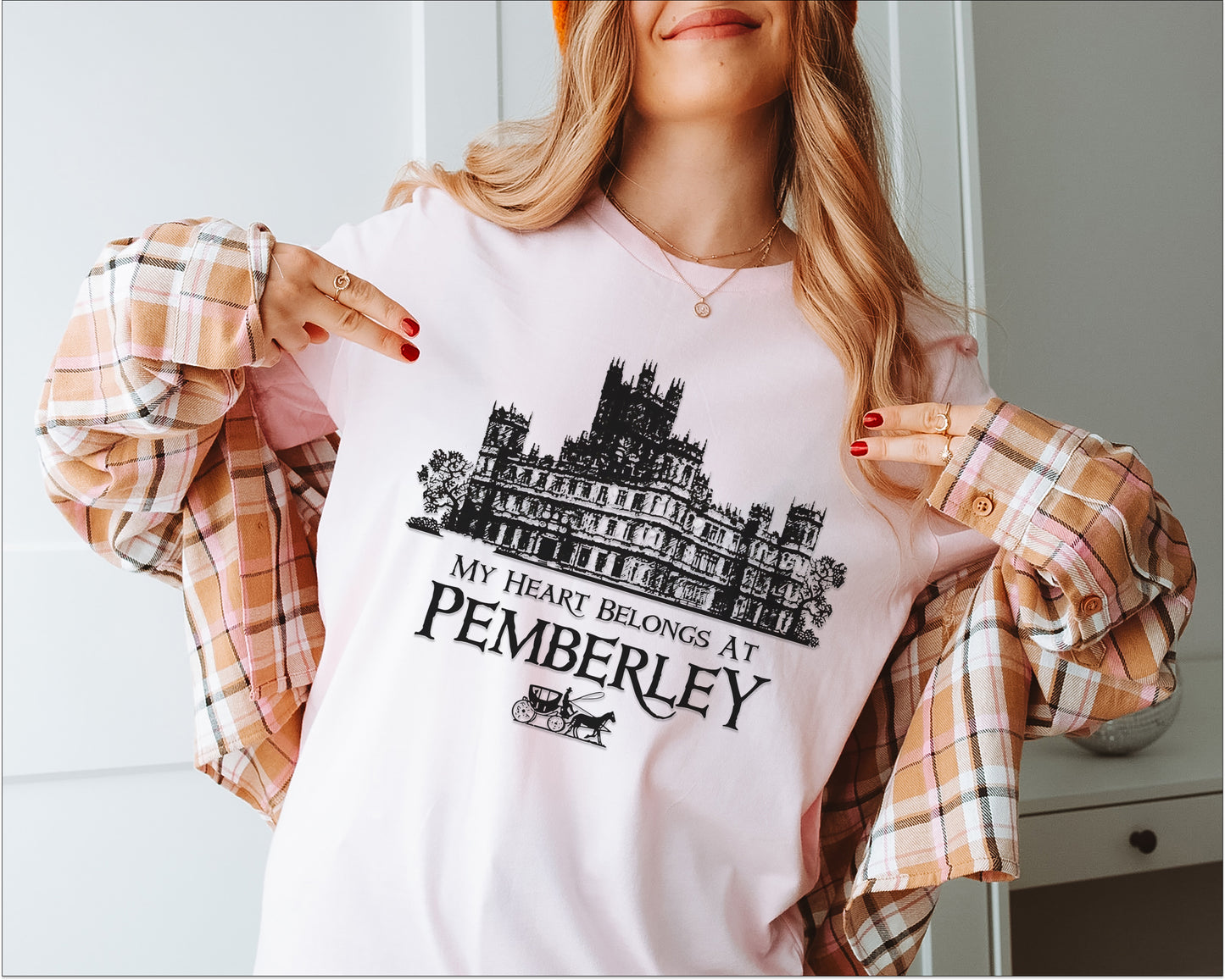 🏰 My Heart Belongs at Pemberley - Pride and Prejudice T-Shirt 🏰