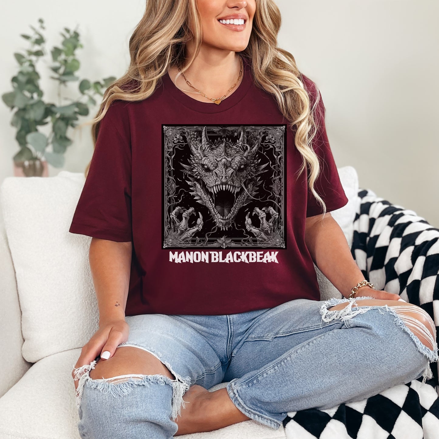 🐉 Manon Blackbeak T-Shirt – Unleash the Power of the Witchling