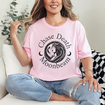 🌙 Chase Death Moonbeam Tee – Embrace the Mystical Vibes